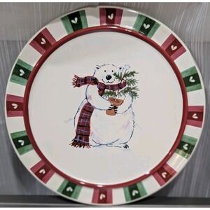 Pfaltzgraff Snow‎ Bear Collection Trivet, Hot Plate Or Cheese Tray